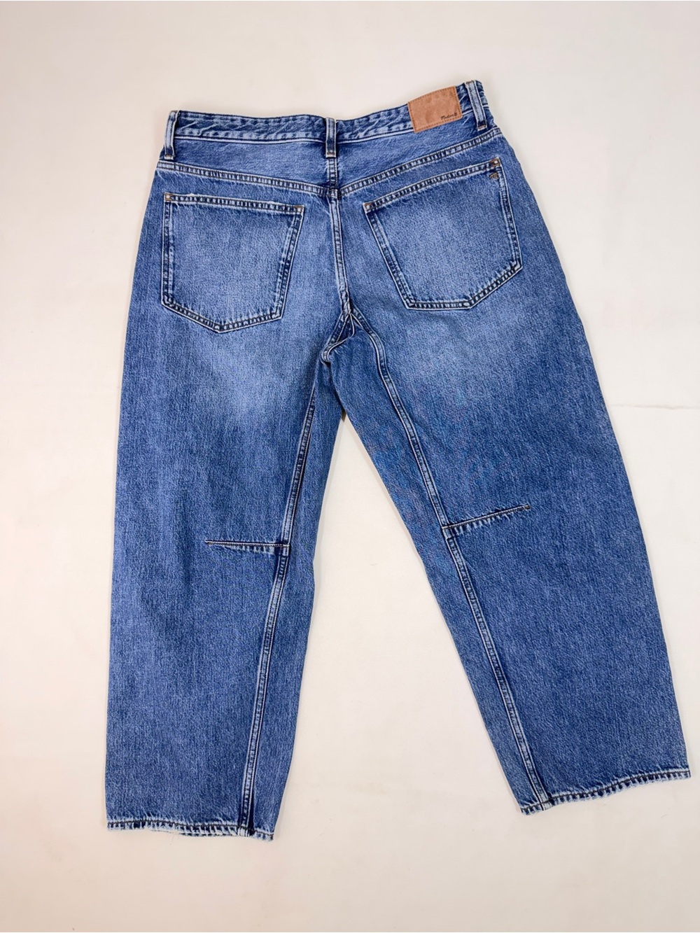 Madewell The Darted Barrel Leg Jeans Women's Sz 30 Cropped Blue Casual Capsule - Picture 3 of 8